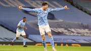 Stones bagged two against Palace on Sunday night