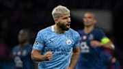 Manchester City v FC Porto: Group C - UEFA Champions League - El "Kun" grita su gol.