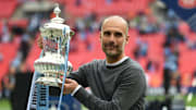 Manchester City lors du sacre en FA Cup. 