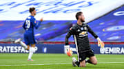 David De Gea sah heute nicht immer gut aus