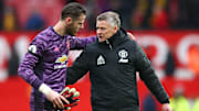 David De Gea dengan Ole Gunnar Solskjaer