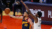 Stephen Curry fue el mejor anotador de los Warriors en la temporada 2020-21