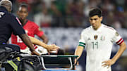 Erick Gutiérrez en el partido ante Trinidad y Tobago.