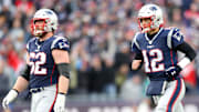 New England Patriots G Joe Thuney and QB Tom Brady