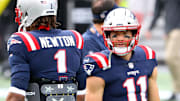 Julian Edelman ha tenido buena conexión con Cam Newton en los Pats