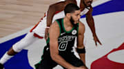 Tatum estuvo certero desde la línea de los tres puntos en el primer duelo de las finales del Este de la NBA