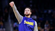 Steph Curry is making his return to the hardwood for the first time since October.