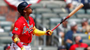 Ronald Acuña Jr. conectó su séptimo cuadrangular de la temporada