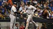 Miami Marlins v Milwaukee Brewers