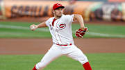 Trevor Bauer, Milwaukee Brewers  v Cincinnati Reds