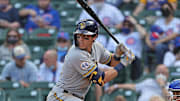 Christian Yelich tomó 30 turnos con el madero en 2021 con los Cerveceros antes de lesionarse