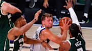 Giannis y Luka tuvieron una batalla memorable el sábado