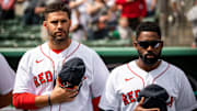Boston Red Sox OF Jackie Bradley Jr. and DH JD Martinez