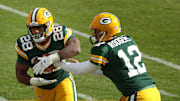Dillon es un running back que está en su primer año en la NFL con los Packers