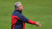 El entrenador Víctor Vucetich.