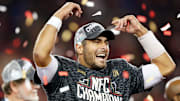 Jimmy Garoppolo is one of three former New England Patriots who could win the Super Bowl this year.