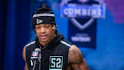 Alabama safety Xavier McKinney met with the New England Patriots this week and openly said it was an awkward interview.