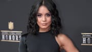 Feb 2, 2019; Atlanta, GA, USA; American actress Vanessa Hudgens poses during the NFL Honors red