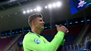 Finn Dahmen hatte enormen Anteil am U-21-Europameistertitel der Deutschen. Nun droht ihm in Mainz die Bank.