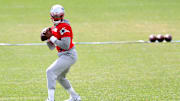 Cam Newton no estuvo en el entrenamiento del lunes