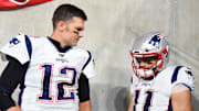 Brady y Edelman han sido compañeros en los Patriots por varias temporadas, alcanzando el campeonato en varias ocasiones