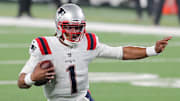 Newton tuvo un sólido 77.7% en pases completos en el juego entre los Patriots y los Jets