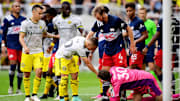 El partido entre New England Revolution y Columbus Crew SC en la presente temporada de la Major League Soccer.