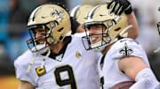 New Orleans Saints QBs Drew Brees and Taysom Hill