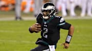 Hurts tuvo su primera titularidad con los Eagles en la Semana 14 de la temporada 2020-21