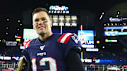 New England Patriots QB Tom Brady vs New York Giants