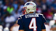 Jarrett Stidham tuvo un índice de mariscal de campo de 102.6 y 731 yardas aéreas en la pretemporada de 2019