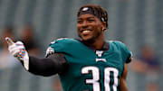 Philadelphia Eagles running back Corey Clement