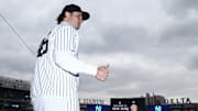 The Yankees announced their lineup for Gerrit Cole's spring training debut.