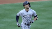 Stanton fue el primer bateador que da un jonrón en un estadio de la Liga Nacional en un partido de ronda regular