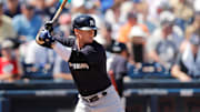 Clint Frazier trabajó en su ofensiva en el receso