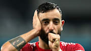 Bruno Fernandes celebra un gol