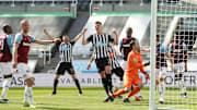 Joelinton grabbed a second for Newcastle before half-time