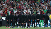 Selección de México previo a un partido ante Nigeria.