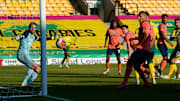 Michael Keane's header settled the contest