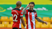 Danny Ings & Nathan Redmond celebrate scoring