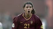 Nuno Gomes celebrates at EURO 2000
