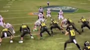 Oregon's offensive line making critical blocks vs. Utah in the PAC 12 Championship