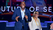 Johnson es una de las figuras históricas de los Lakers y fue tres veces MVP de la temporada de la NBA