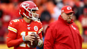 Kansas City Chiefs QB Patrick Mahomes and HC Andy Reid
