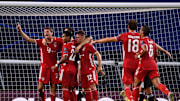 El Bayern celebra un gol que lo clasifica a la final de la Champions