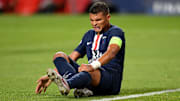 Thiago Silva führte PSG lange Zeit als Kapitän auf das Feld