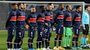 Il Paris Saint-Germain prima della sfida con il Barcellona 