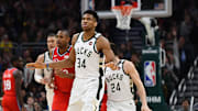 El griego de los Bucks quedó a dos asistencias de hacer un triple doble