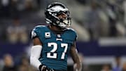 New Orleans Saints safety Malcolm Jenkins as a member of the Philadelphia Eagles