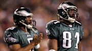 Donovan McNabb and Terrell Owens of the Philadelphia Eagles